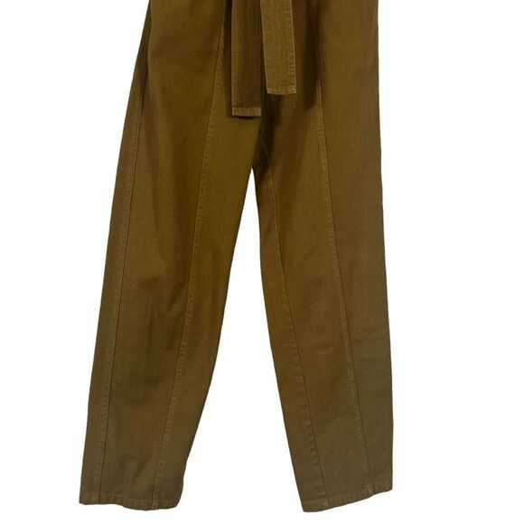 Sea New York Metta Denim Paper Bag Pant 
In olive/army green - Picture 4 of 15